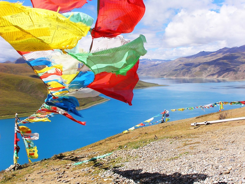 Yamdrok meer tibet