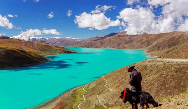 Yamdrok meer tibet